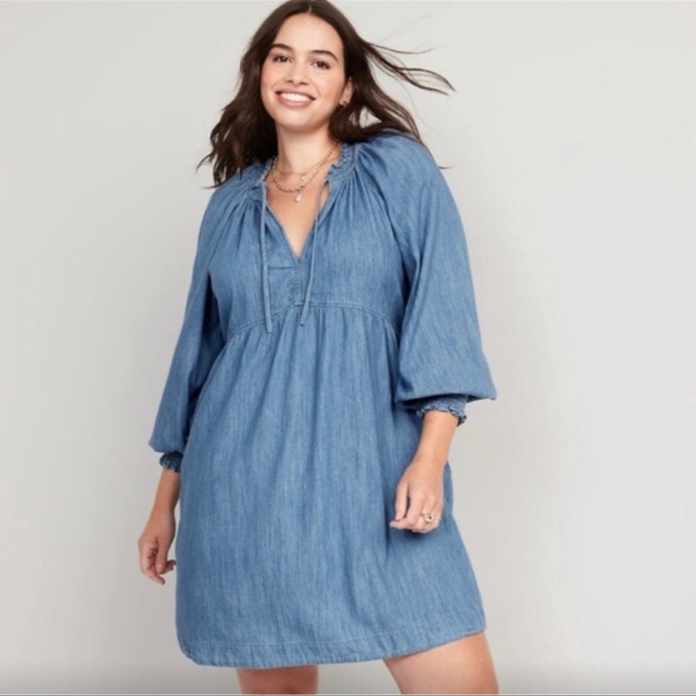 Old Navy NWT denim/jean swing dress